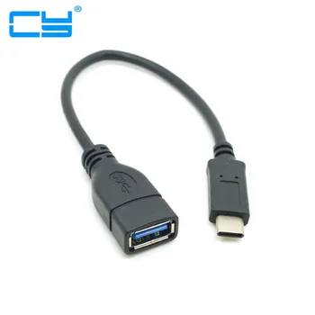 USB-C USB 3.0 3.1 Type C Кабель для передачи данных OTG от мужчины к Женщине для Macbook для Телефона huawei P9 P10 Черный Белый