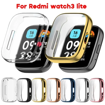 Противоударный Чехол Для Redmi Watch 3 Lite Protector Bumper Shells Защитная Крышка Ультратонкий Устойчивый К Царапинам Корпус