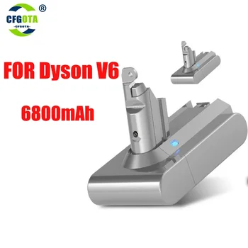 21,6 В 6800 мАч Литий-ионный Аккумулятор для Dyson V6 DC58 DC59 DC62 DC74 SV09 SV07 SV03 965874-02 Аккумулятор Для Пылесоса L30 + зарядное устройство