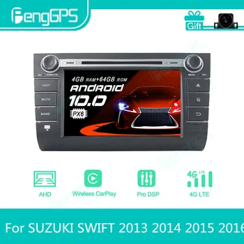 Для SUZUKI SWIFT 2013 2014 2015 2016 Android Автомагнитола Стерео Мультимедийный DVD-плеер 2 Din Автомагнитола GPS Навигация PX6