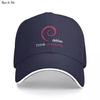 2023 Новый Debian Бейсболка Think Correctly Винтажная пляжная шляпа Уличная шляпа для дропшиппинга Женская мужская