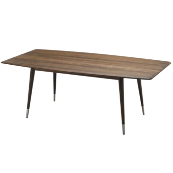 Обеденный стол из североамериканского черного ореха в скандинавском минималистском стиле, мебель для столовой, бревенчатый роскошный обеденный стол