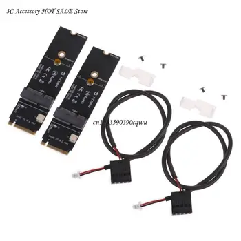 Беспроводной Разъем для ключей M.2 A + E к Адаптеру M.2 M Key Wifi для AX200 9260 Bcm94352Z Card NVMe PCI SSD Порт