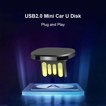 USB2.0 Мини Портативный флэш-диск USB-Накопитель Автомобильный Компьютер ТВ Аксессуары для Флешек