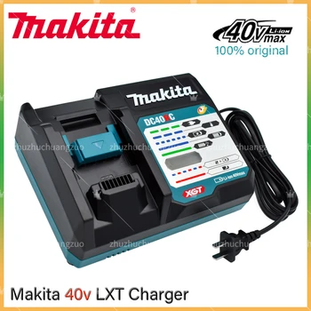 Оригинальное зарядное устройство Makita DC40RC 40Vmax XGT Быстрое зарядное устройство Входное напряжение 220 В