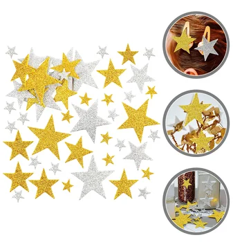 Наклейки со звездами, цветные наклейки для детей-учителей, блестящие наклейки для детей, рождественские украшения для детей