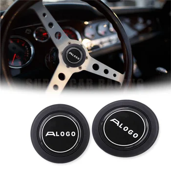 Модифицированное рулевое колесо автомобиля с логотипом, кнопка звукового сигнала, ретро модификация, универсальный декор рулевого колеса автомобиля, кнопка звукового сигнала для Benz A * G