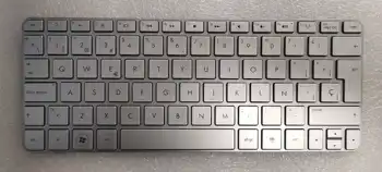 Новая Клавиатура для Ноутбука HP MINI 1103 1104 200-4000 210-2000 3000 110-3300 3500 NoBacklight в Серебряной Рамке Для ноутбука