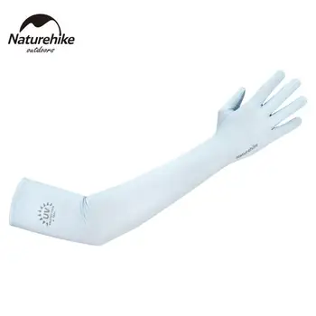 Naturehike 2023 Наружные Солнцезащитные рукава с пятью пальцами, Солнцезащитный нарукавник, рукав для рук, ощущение льда при езде на велосипеде, пешем туризме.