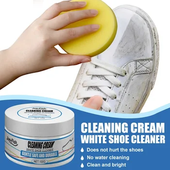 100 г белого крема для чистки обуви