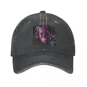 Кепка с цветочным черепом, Ковбойская шляпа, значок пляжной прогулки, женская зимняя мужская