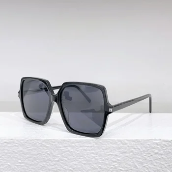 Горячие продукты, черные ацетатные солнцезащитные очки с большой защитой Для женщин, брендовые дизайнерские Летние Женские Квадратные солнцезащитные очки UV400