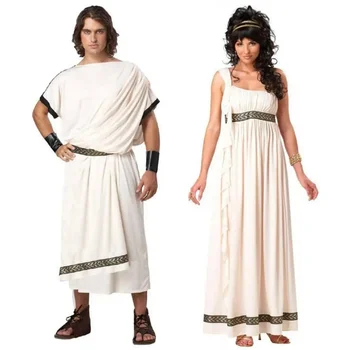 В древнегреческой мифологии Олимп, Зевс, Гера, Маскарадное платье, Тога, Богиня, Косплей Костюм