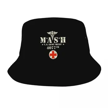 Уличная Одежда Mash Medic Bucket Hats Girl Packable Outdoor 4077 Us Army Рыболовная Шляпа Дорожные Головные Уборы