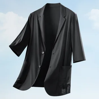 L-Новый китайский костюм со стоячим воротником, мужское пальто country tide для весенне-осеннего отдыха, высококачественная черная куртка Zhongshan suit jacket a se