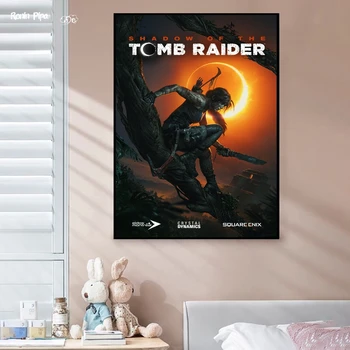 Shadow Of The Tomb Raider, классический постер к фильму, художественная печать, картина на холсте, настенные панно, домашний декор в гостиной (без рамки)