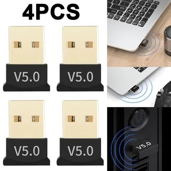 4ШТ Bluetooth-Совместимый Адаптер 5 0 Портативный Аудио USB-Приемник 2 4G для портативных ПК