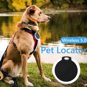 Круглый GPS-трекер, Защищающий От Потери Устройства, Bluetooth-совместимый Электронный Локатор, Подвесной Bluetooth-совместимый Трекер, Беспроводной Локатор