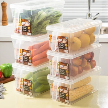 Ящик для хранения Вытащи и получи фрукты Морозильная камера для продуктов питания Посуда для домашнего хранения Морозильная камера для замораживания мяса