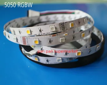 Светодиодная лента 5050 RGBW водонепроницаемая DC12V Гибкая Светодиодная лампа RGB 150led /5m